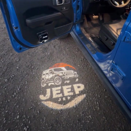 TrailGlow Wrangler Door Logo Projector | Wireless, No Drilling
