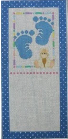 1015D Boy Footprint Sampler