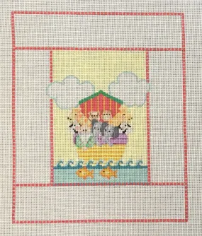 1118 Noah's Ark Birth Sampler