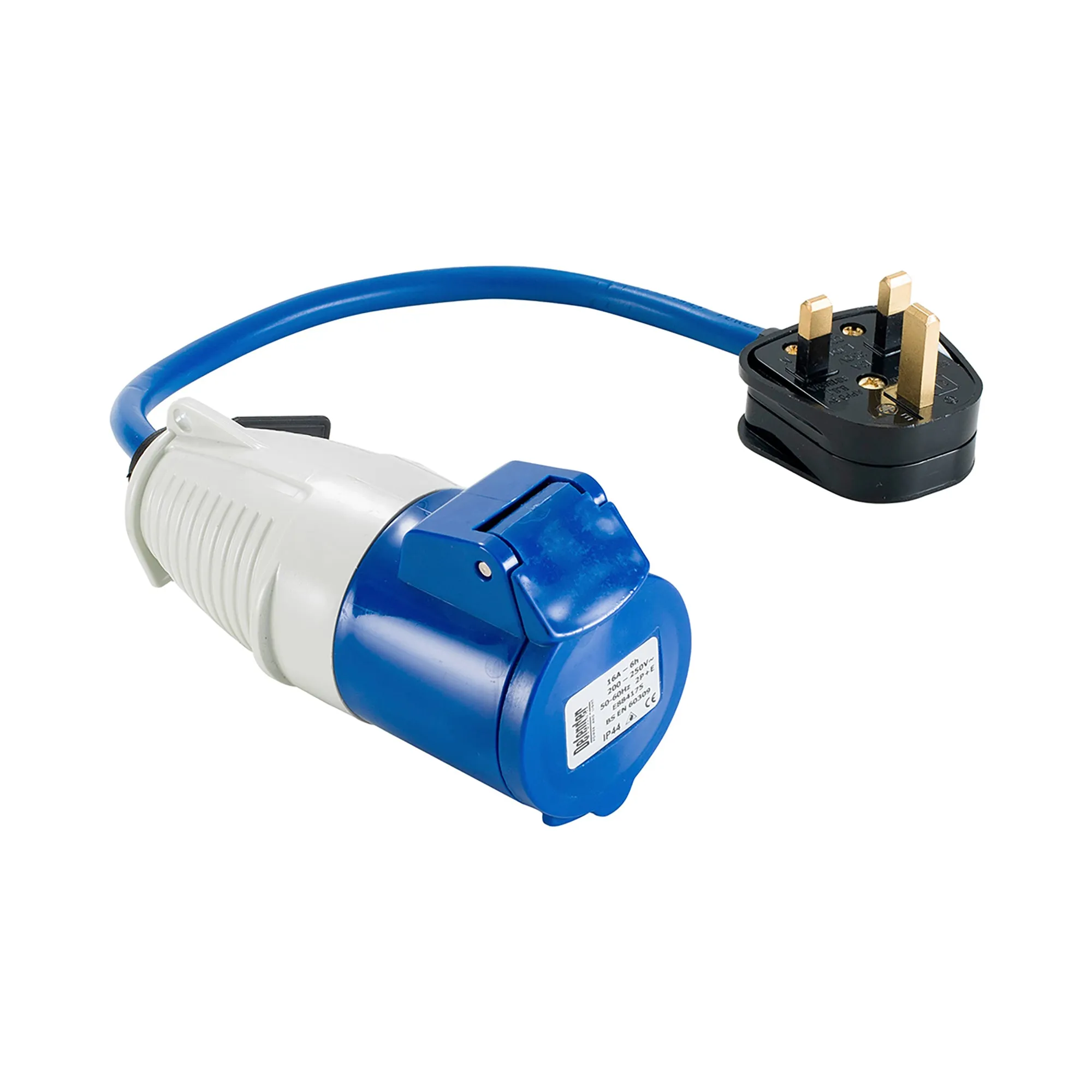 13-16A Fly Lead - 13A (Plug) &gt; 16A (Socket) 240V