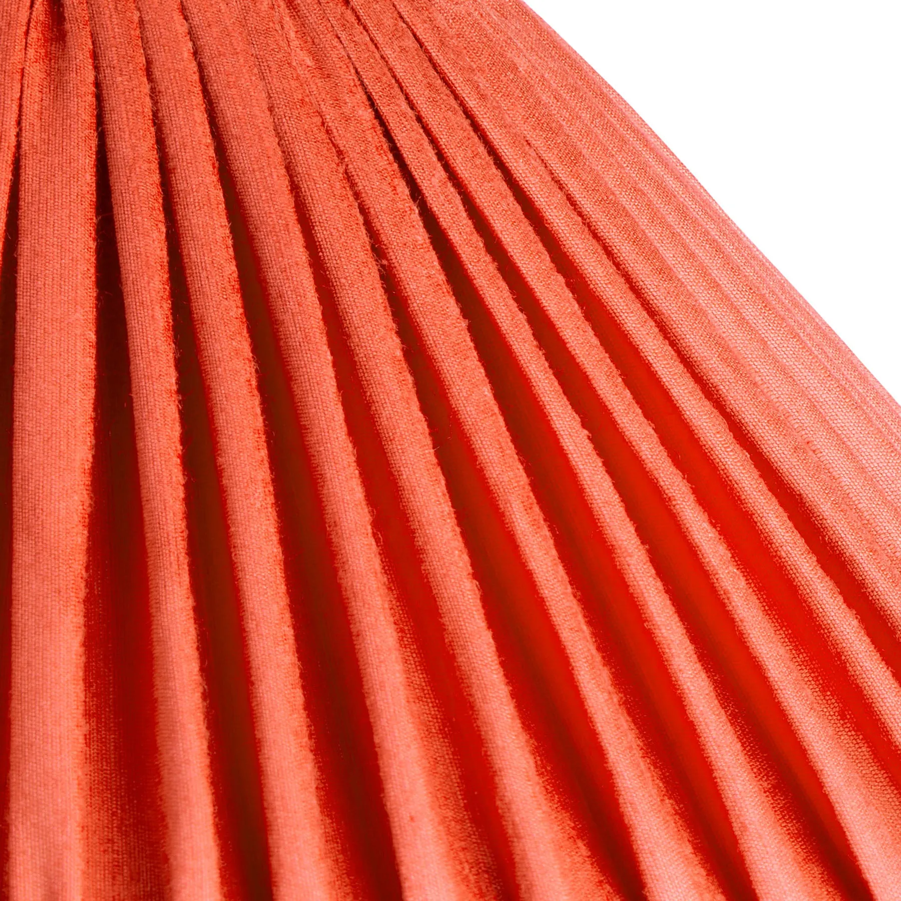 25cm extreme empire shade in Poppy Red silk