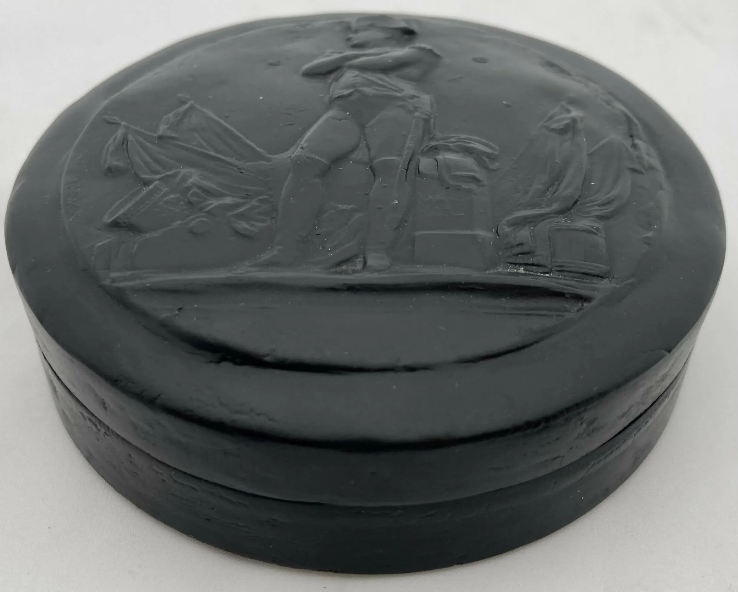 A 19th Century Napoloen Bonaparte Papier Mache Snuff Box.