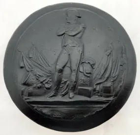 A 19th Century Napoloen Bonaparte Papier Mache Snuff Box.