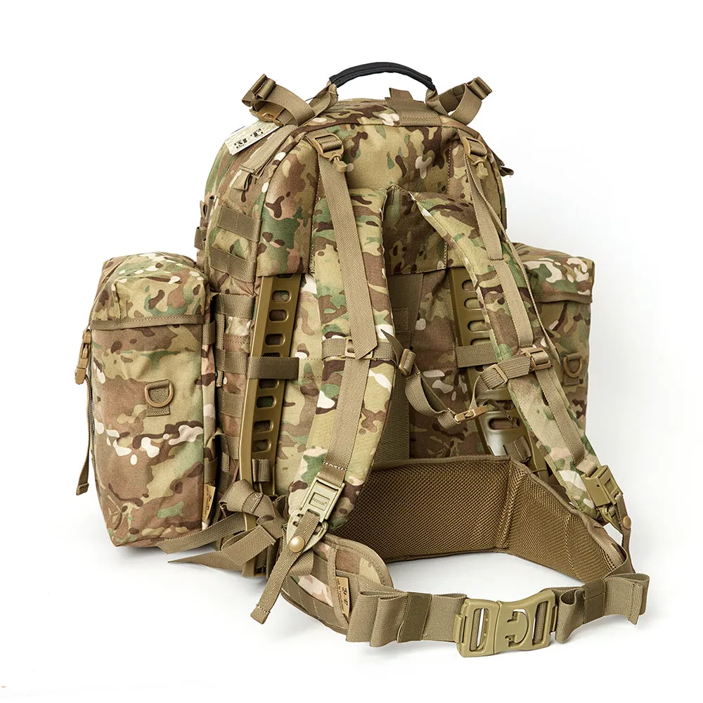 Akmax outdoor Backpack Rucksack, MOLLE 2 Medium Pack with Frame Multicam