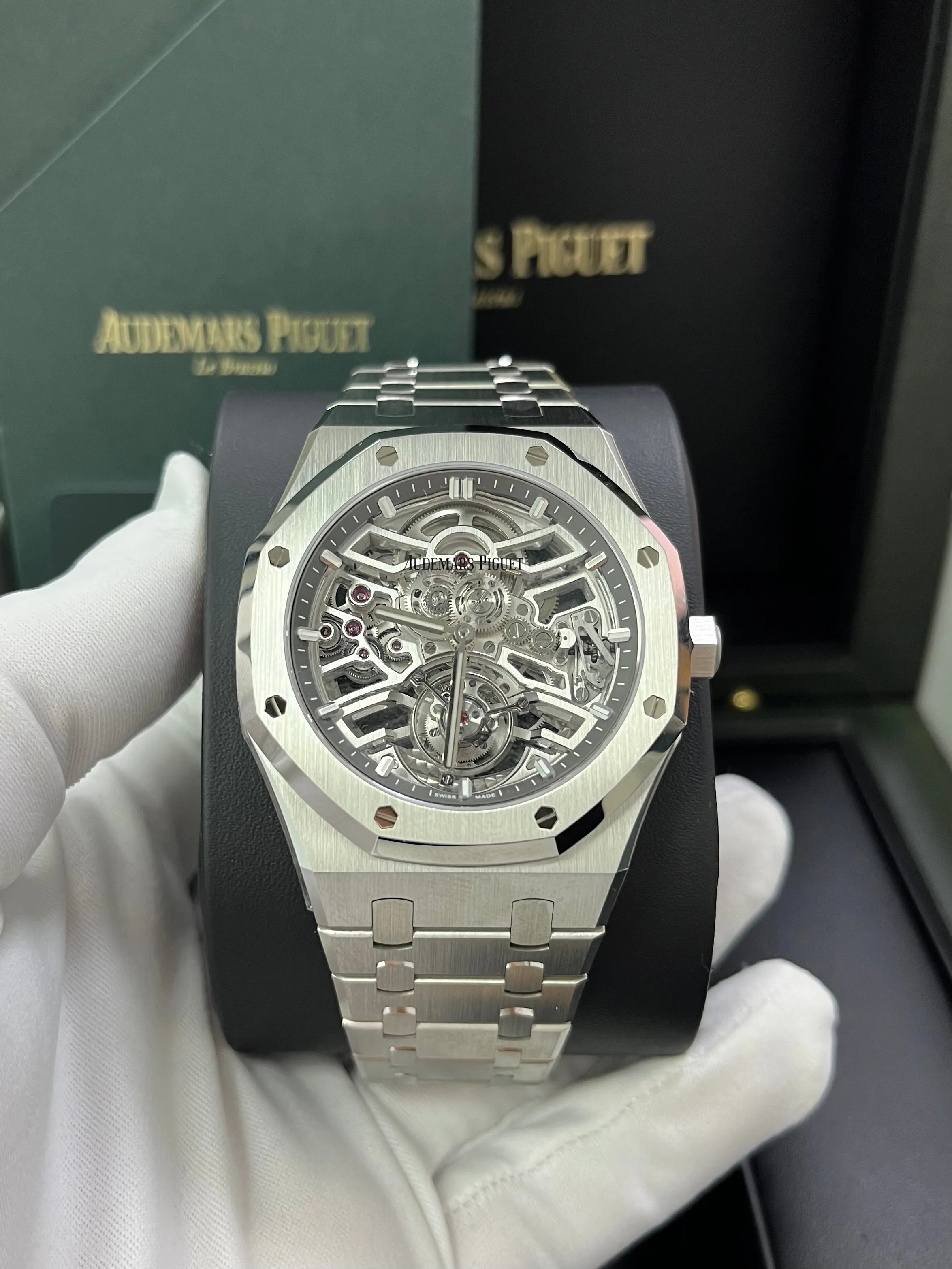 Audemars Piguet Royal Oak Tourbillon Flying Tourbillon Squelette Reference 26735ST.OO.1320ST.02