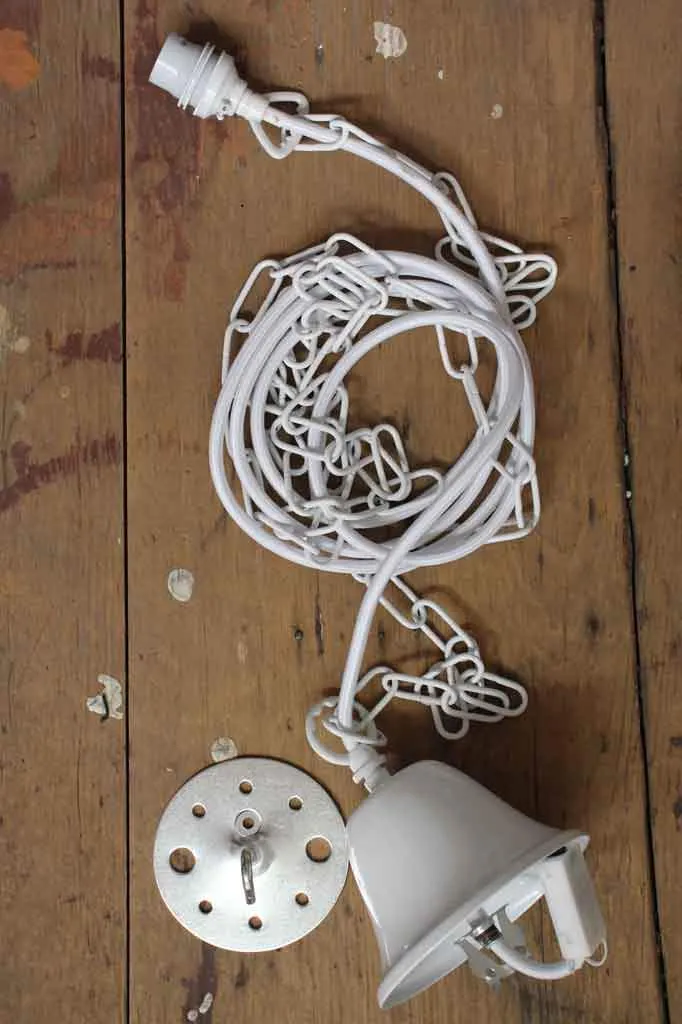 Chain Saw Suspension Tooth Pendant Light Cord