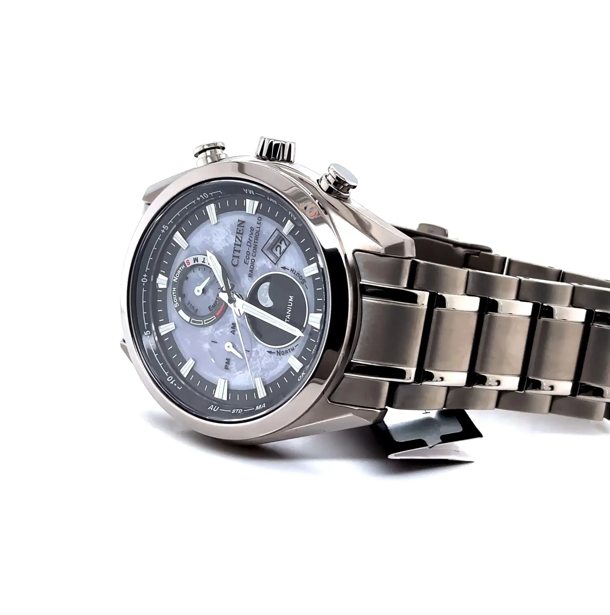 Citizen RC Titanium Moon Face Solar Watch