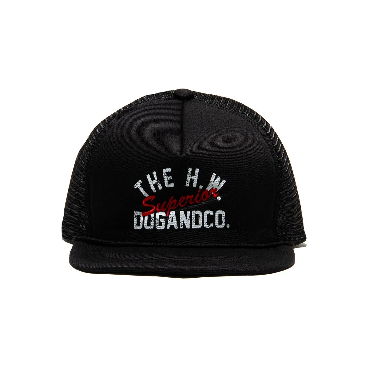 COTTON MESH CAP - Black