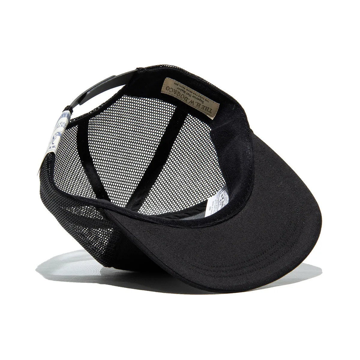 COTTON MESH CAP - Black