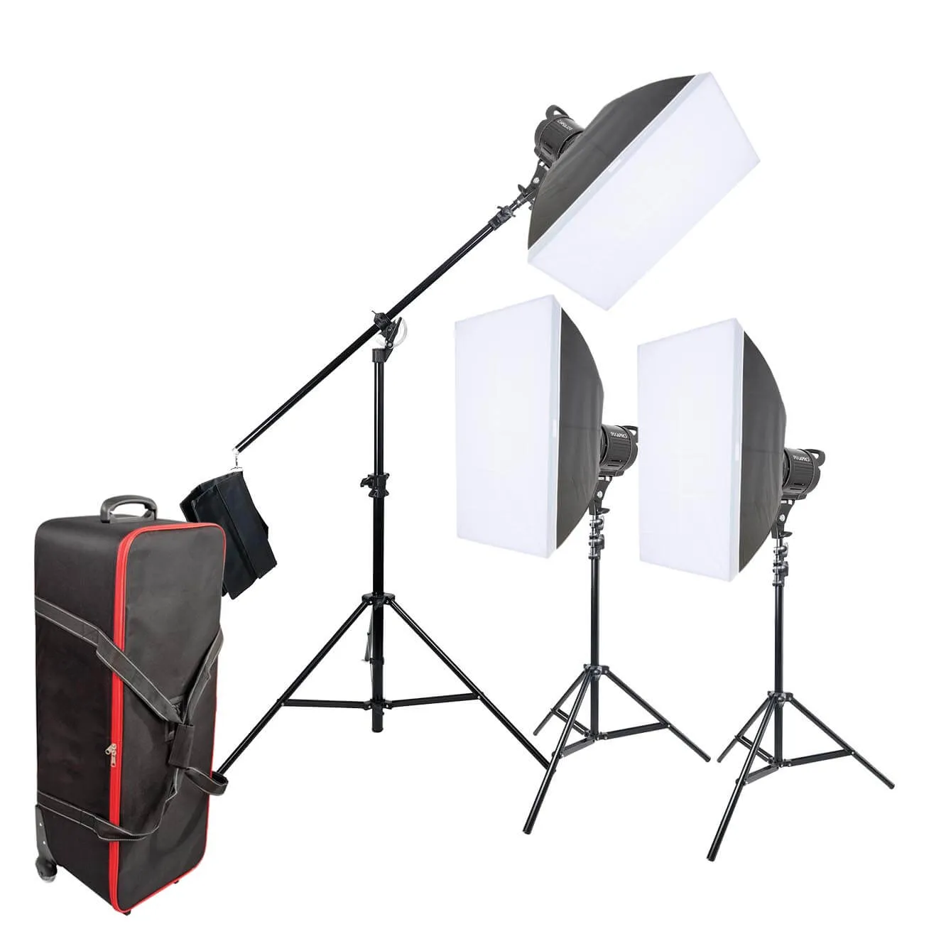 DAYLiTE60D MKII 60W LED Three Head Boom Kit