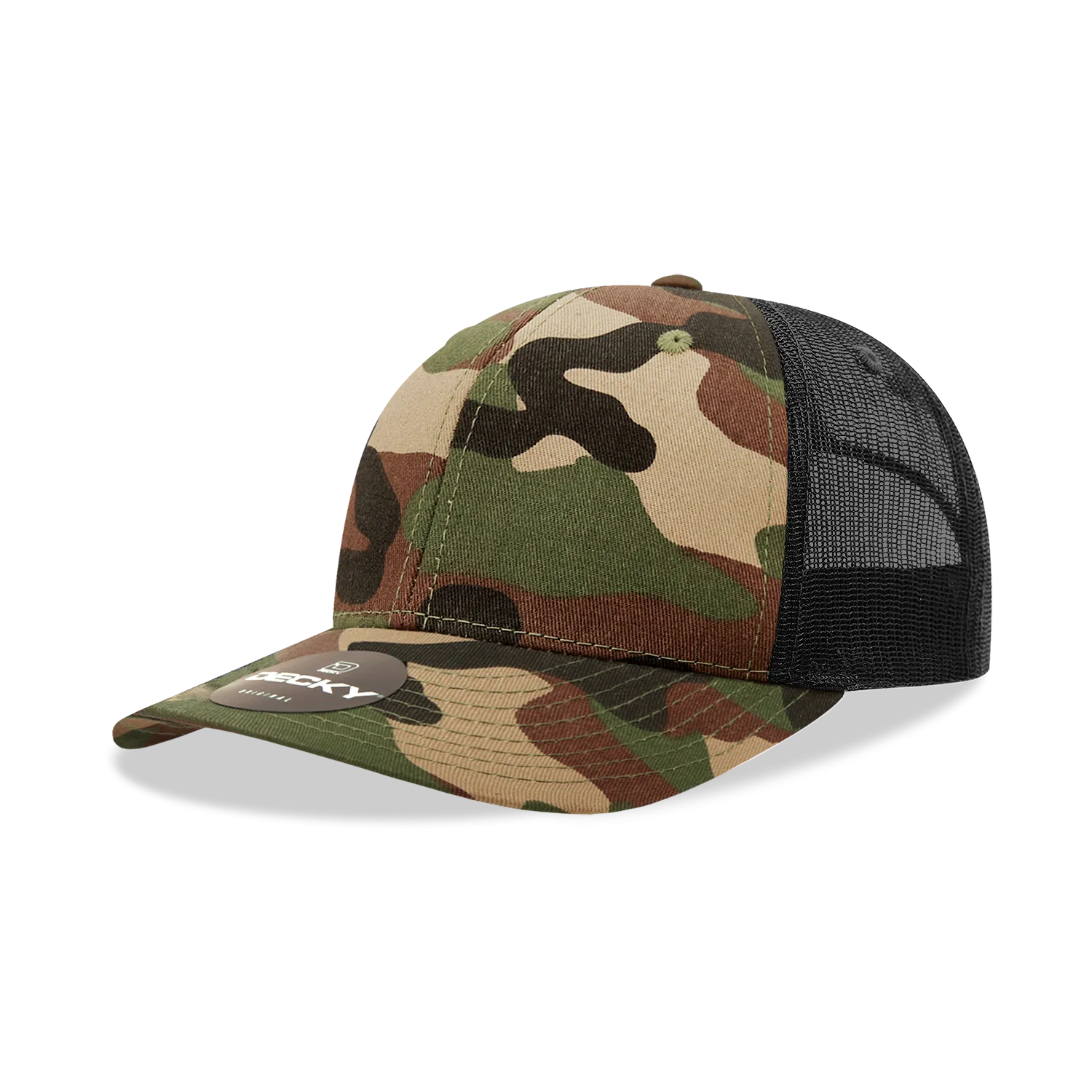 Decky 6021 - Classic Trucker Hat, Mid Pro Trucker, 6 Panel - PALLET Pricing