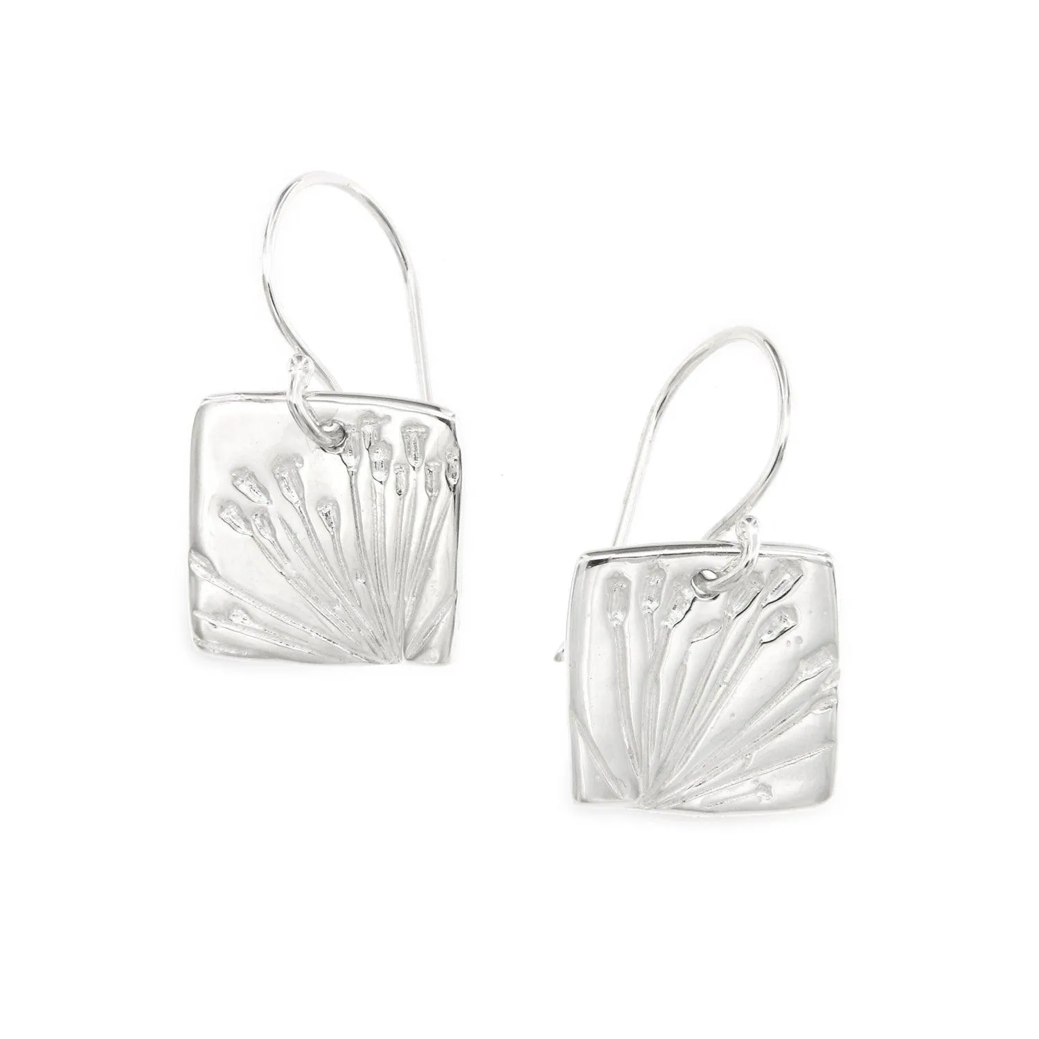 Dill Flower Earrings | Small Squares