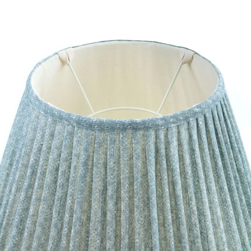 Fermoie Lampshade in Blue Figured