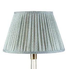 Fermoie Lampshade in Blue Figured