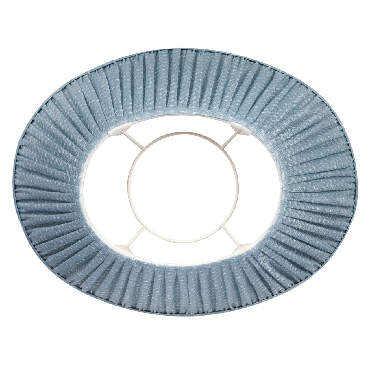 Fermoie Lampshade in Blue Figured