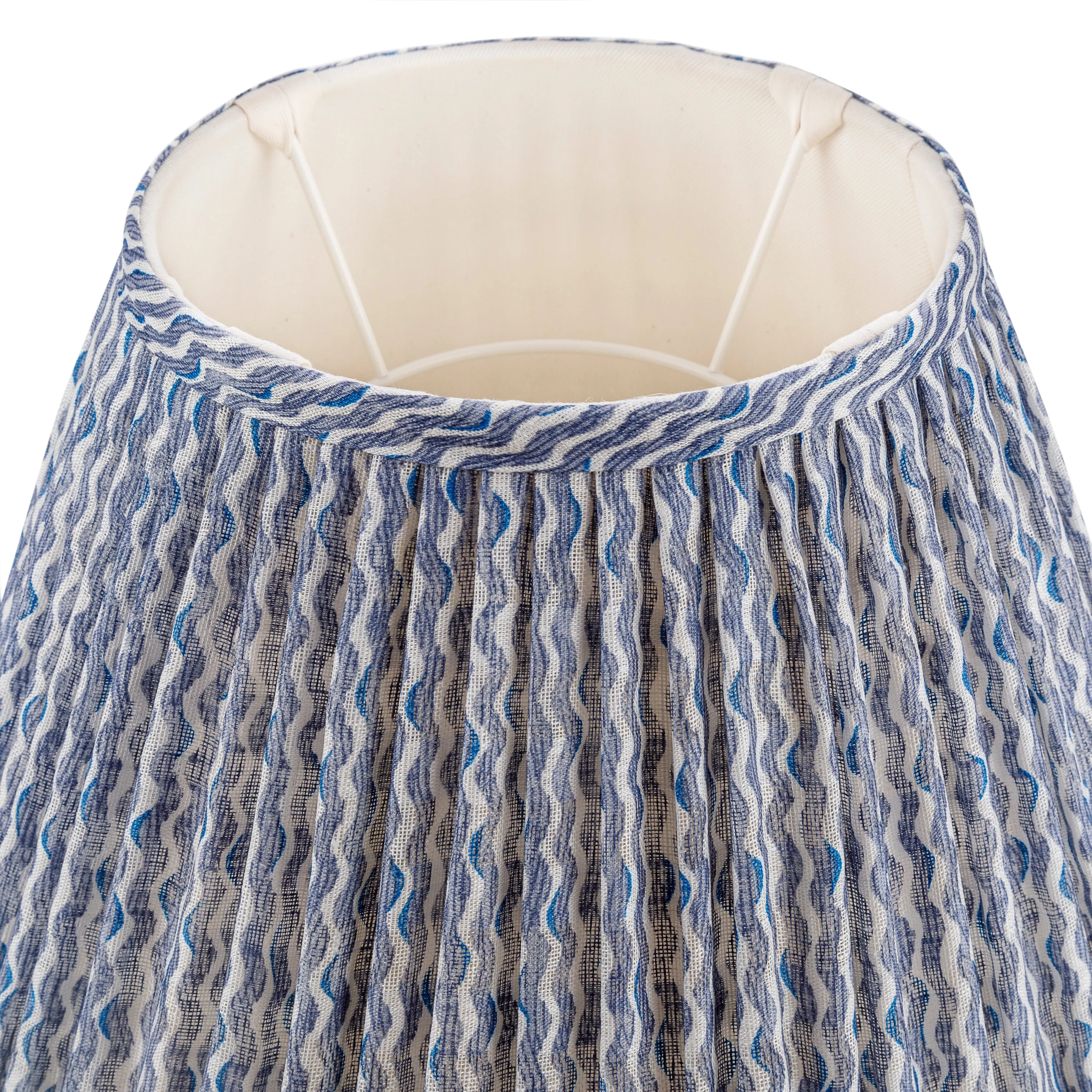 Fermoie Lampshade in Blue Popple