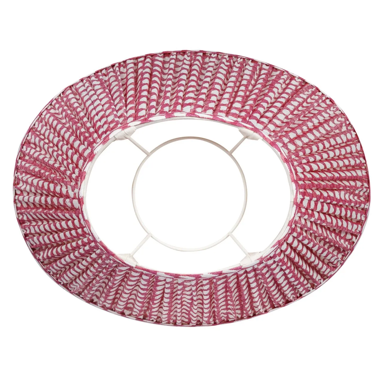 Fermoie Lampshade in Fuchsia Wicker