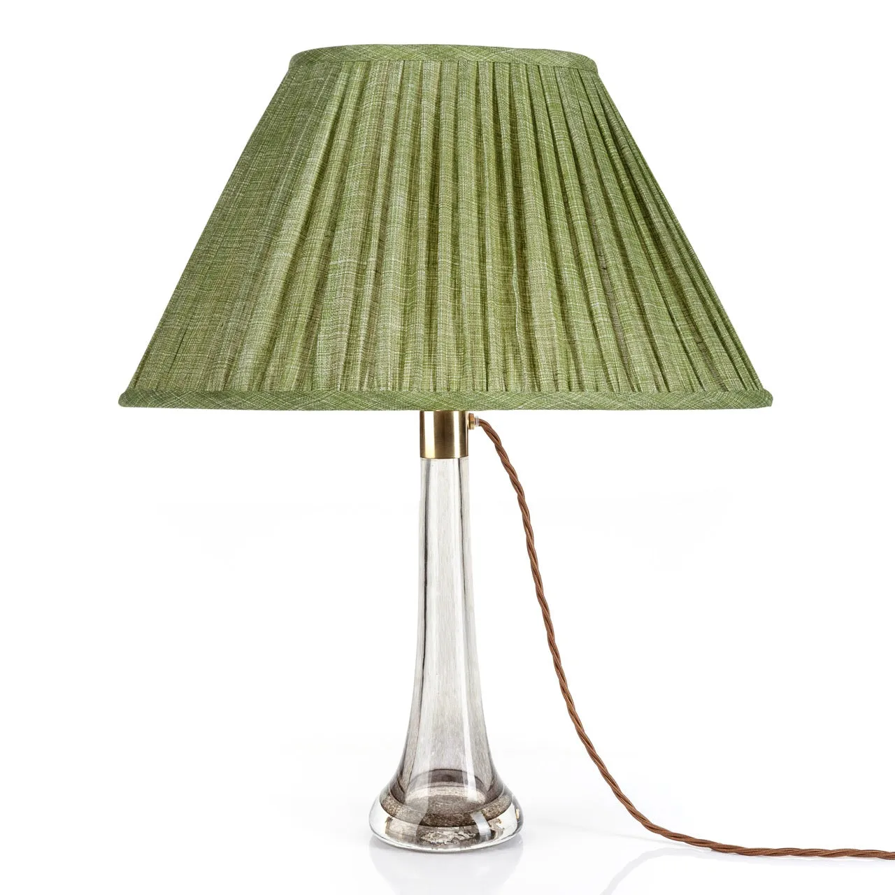 Fermoie Lampshade in Kintyre Green Plain