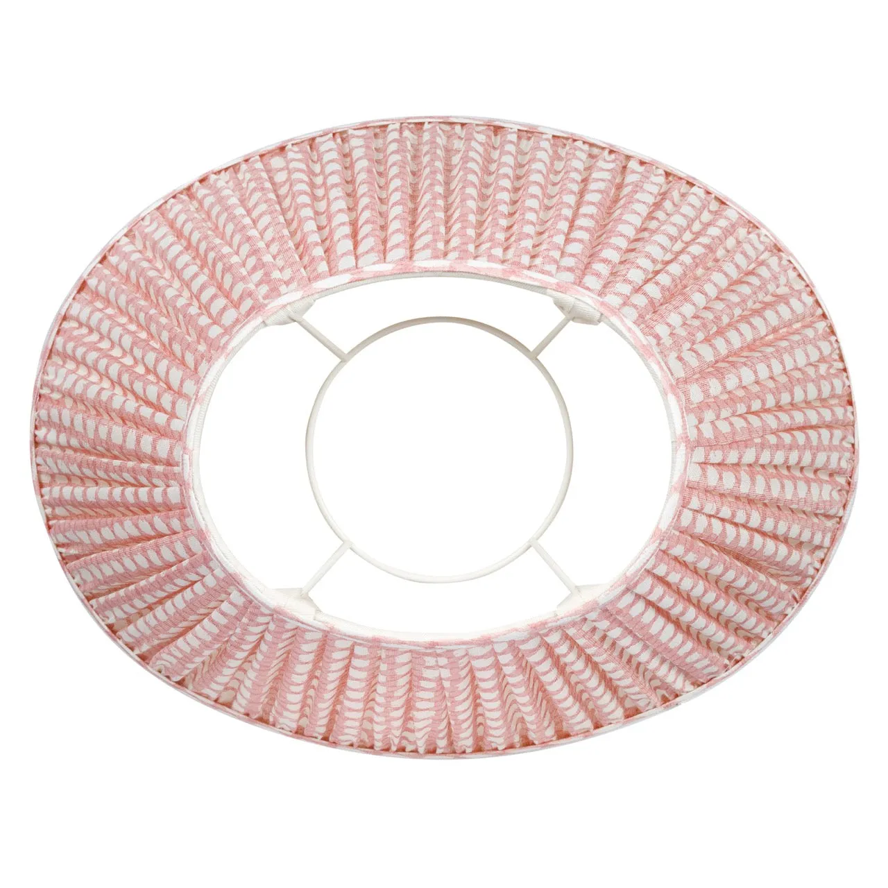 Fermoie Lampshade in Pink Wicker