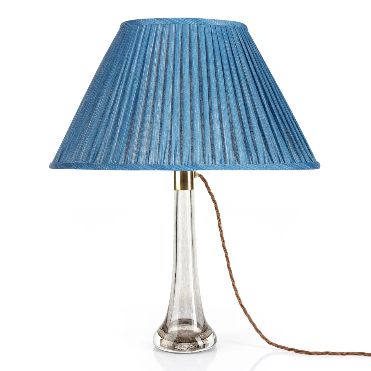 Fermoie Lampshade in Sacre Bleu Plain