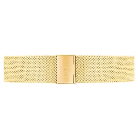 Gold Meshband Strap 22mm