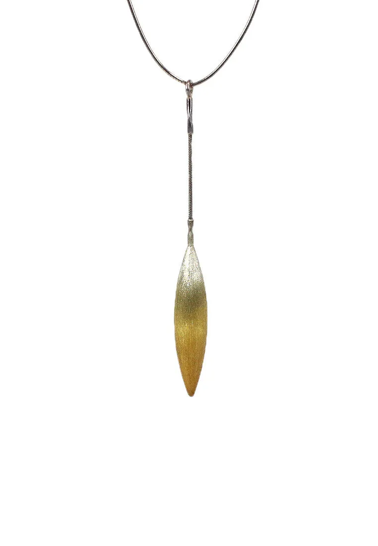 Gold Plated Drop Pendant