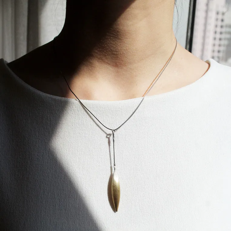 Gold Plated Drop Pendant