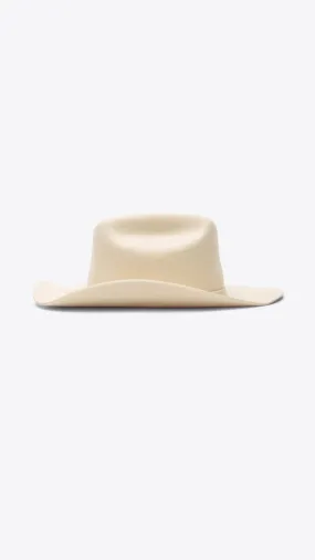 Into The Wild Cowboy Hat - Camellia White