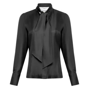 Le Sarte Silk Blouse - Black