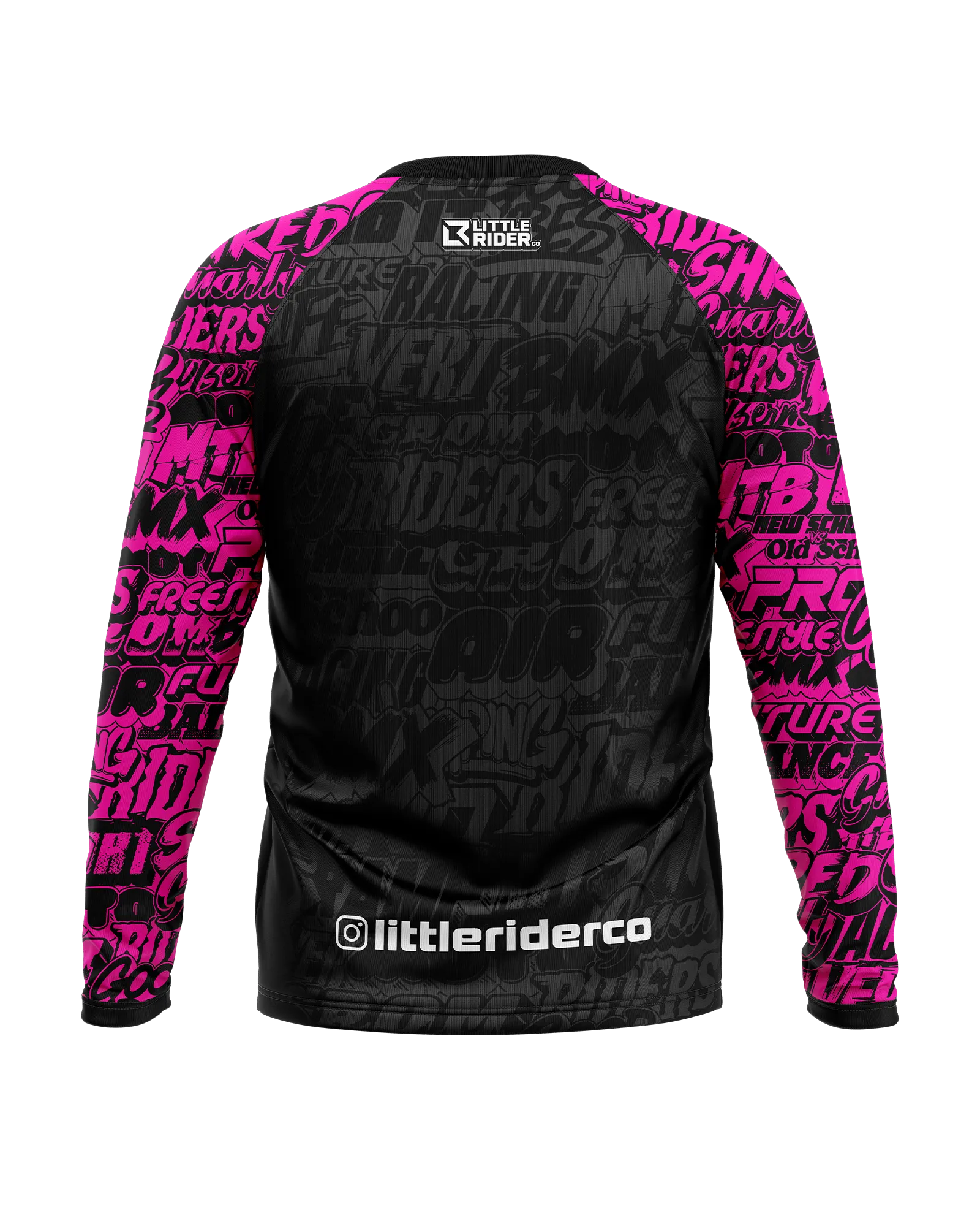 Little Rider Co 'HOT PINK' Jersey - INSPIRE Series Long or Short Sleeve