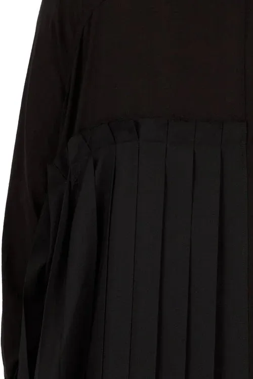 Long Blouse With Pleats Cloth