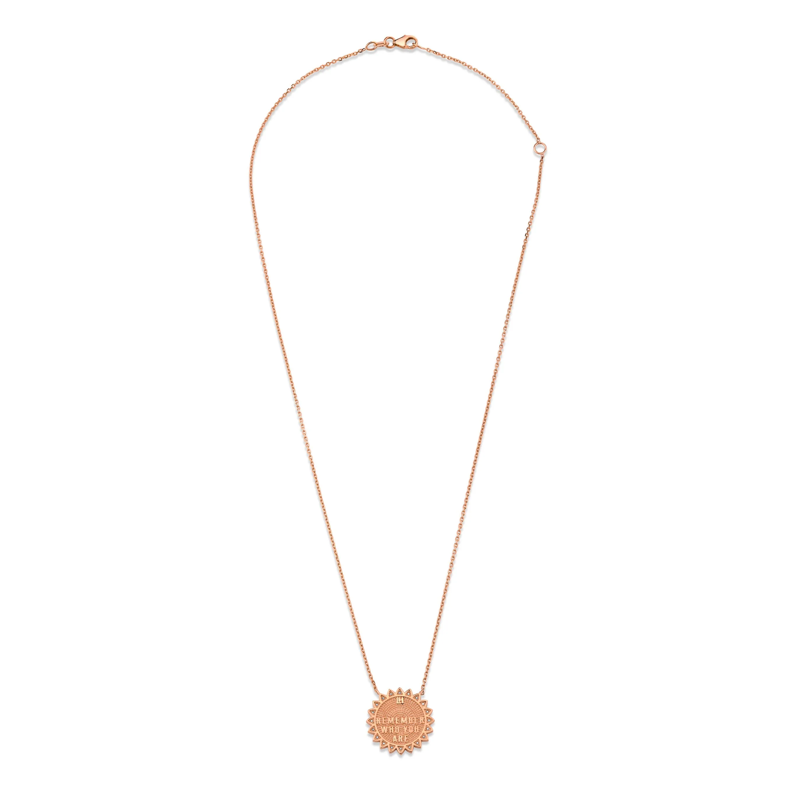 Medium 11:11 Sunshine Necklace with Diamonds