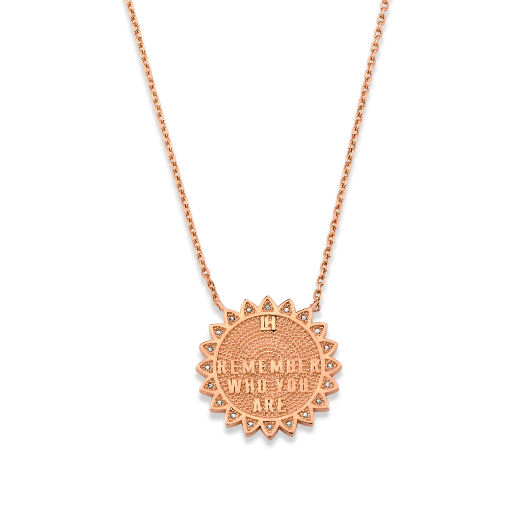 Medium 11:11 Sunshine Necklace with Diamonds