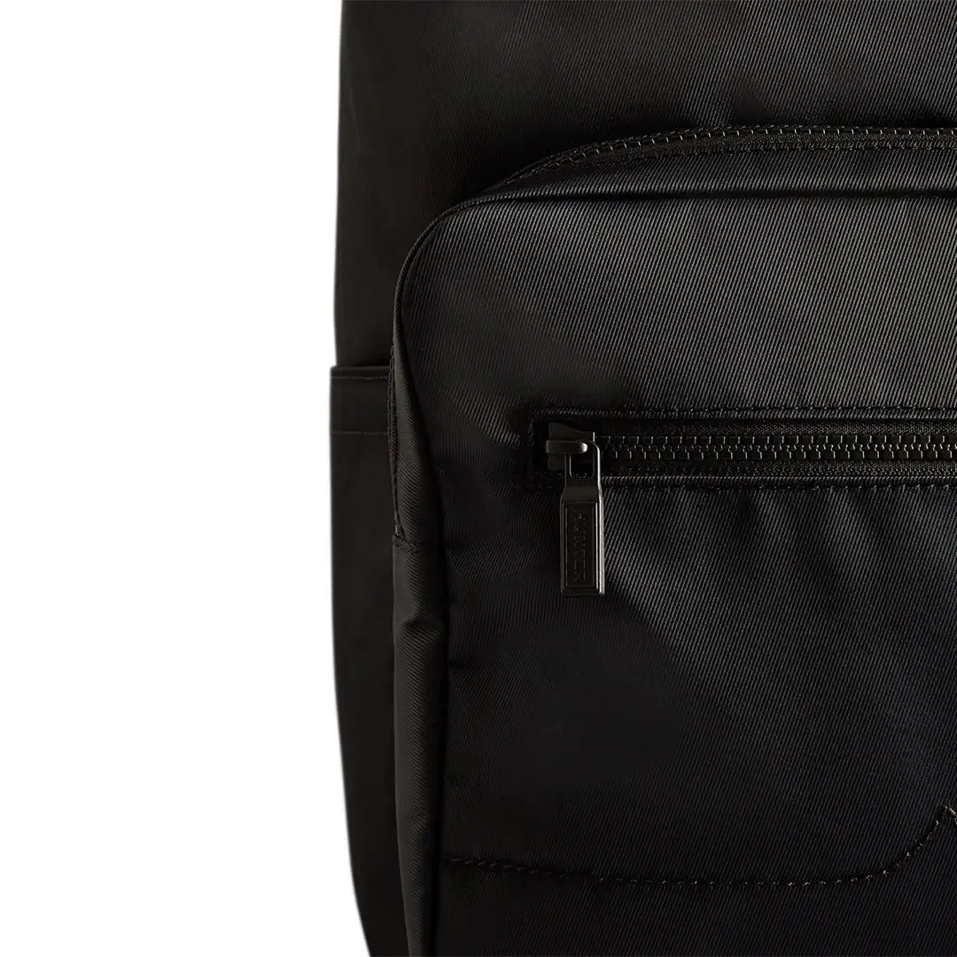 Nylon Pioneer Large Topclip Backpack - Black by Hunter