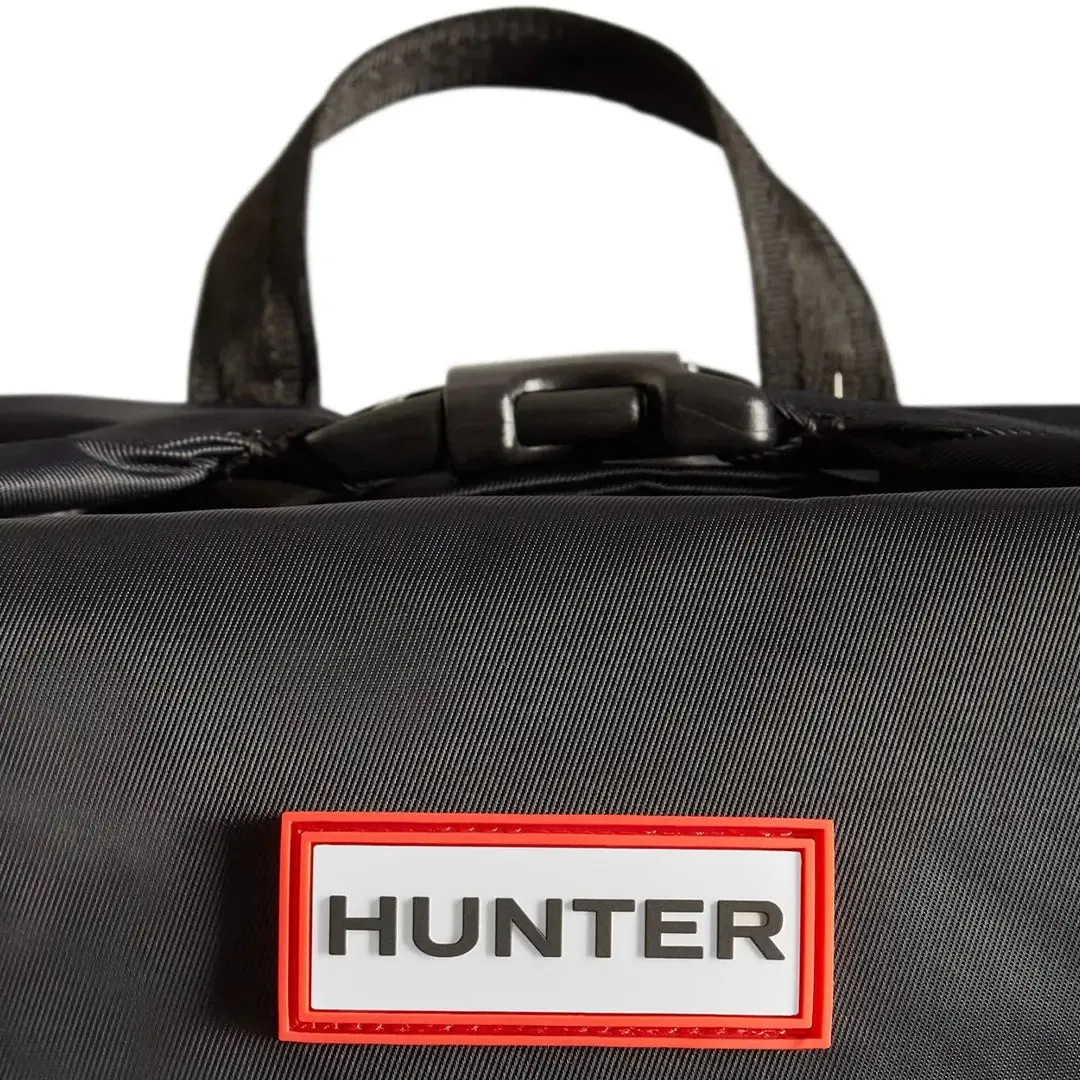 Nylon Pioneer Large Topclip Backpack - Black by Hunter