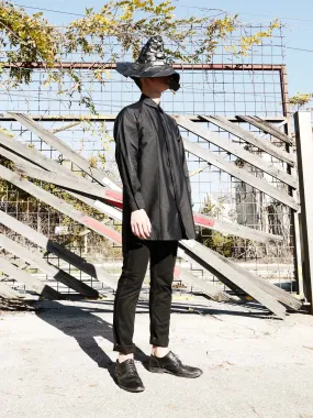 Origami Unisex Bellini Cotton Shirt / Black