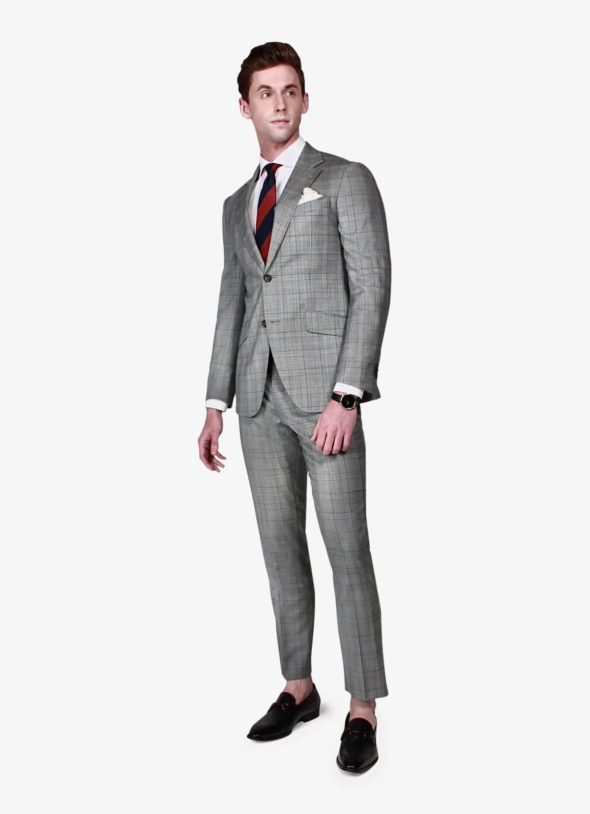 Oxford Grey Check Suit