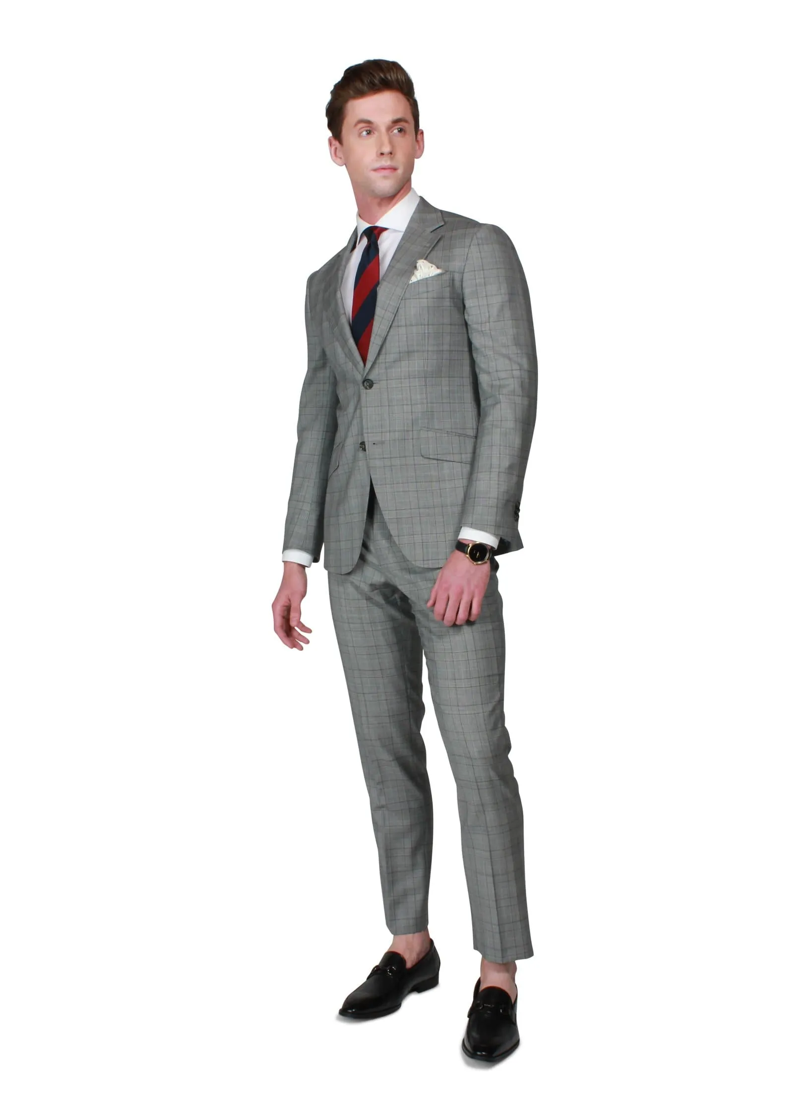 Oxford Grey Check Suit