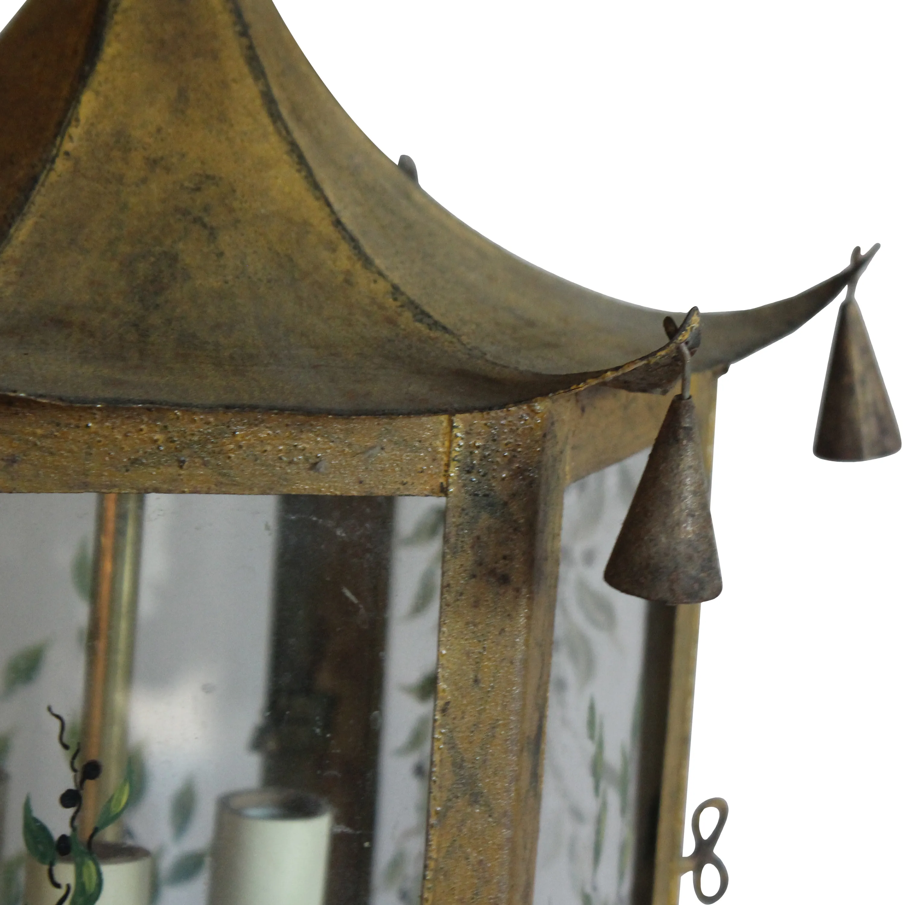 Pagoda Lantern Pendant, France, 1950s