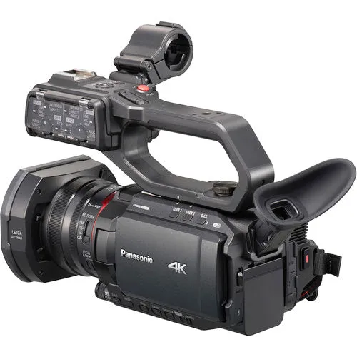 Panasonic X2000 4K Professional Camcorder with 24x Optical Zoom, WiFi HD Live Streaming, 3G SDI Output and VW-HU1 Detachable Handle