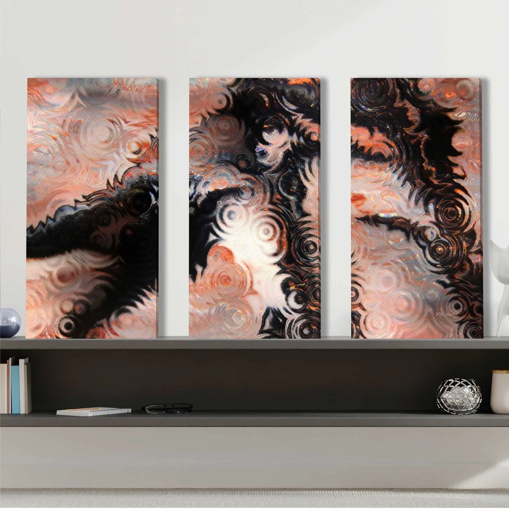 "2 Kings 20 5 I Will Heal You" by Mark Lawrence 3 Piece Set on Canvas