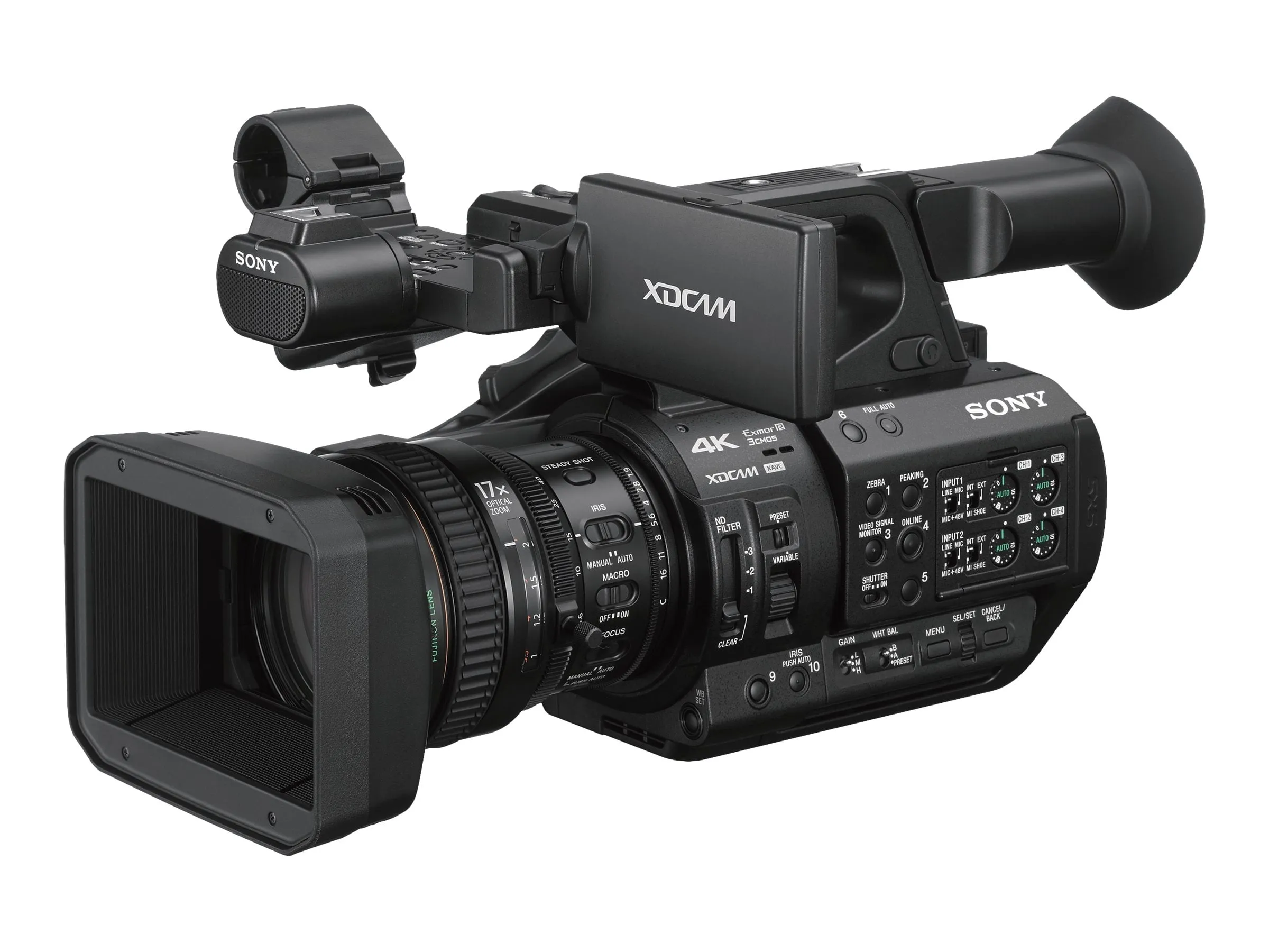 Sony PXW-Z280 4K 3-CMOS 1/2" Sensor XDCAM Camcorder