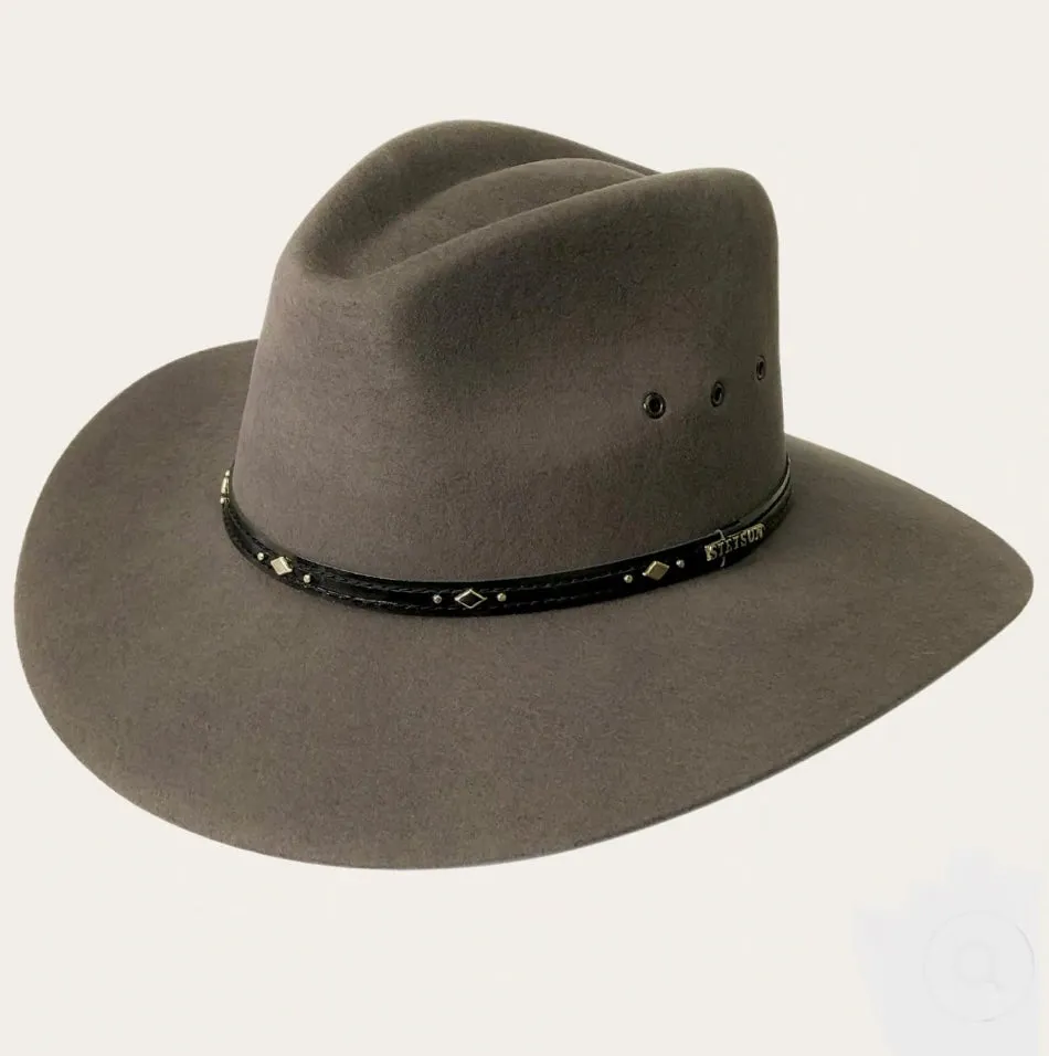 Stetson - Bluegrass - Western Fedora - Smoke - 62cm