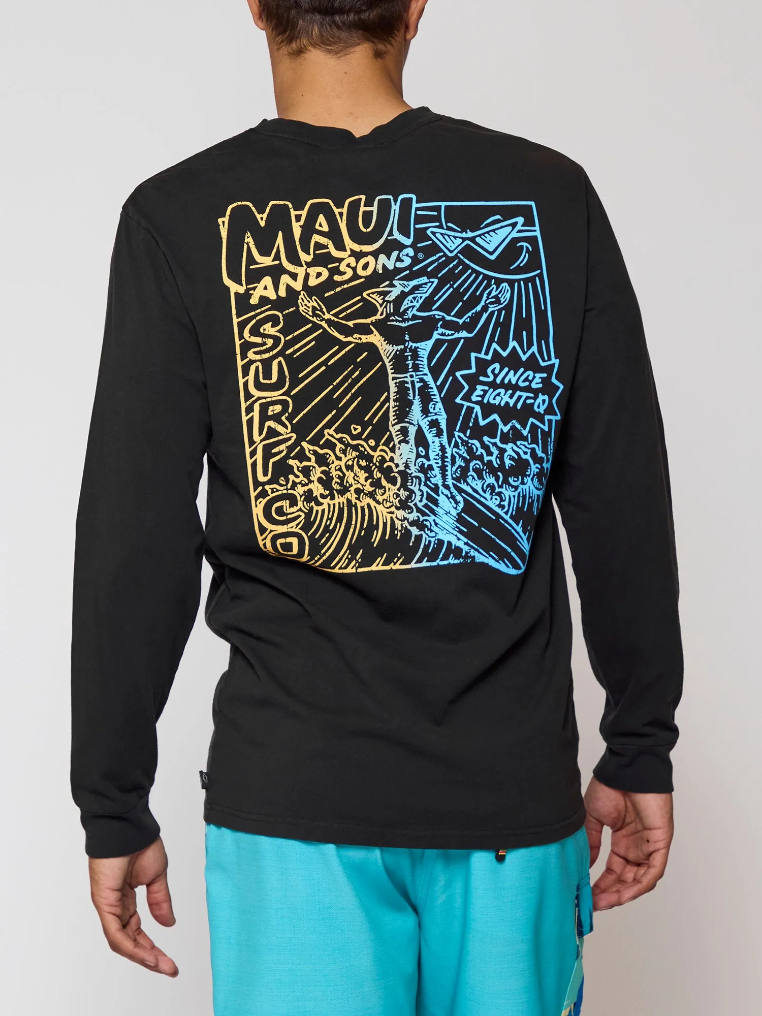 Sun & Surf Long Sleeve in Black