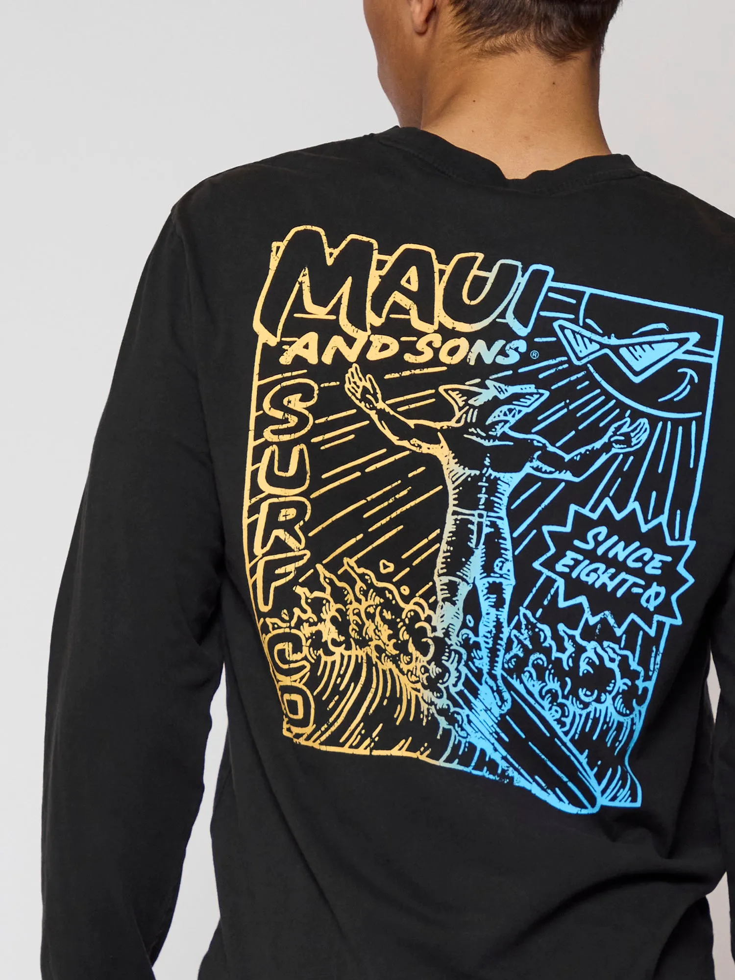 Sun & Surf Long Sleeve in Black