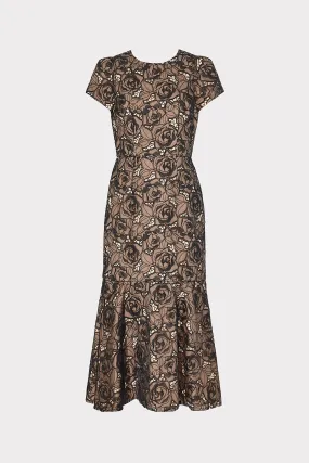 Tahlia Rose Mesh Embroidered Dress