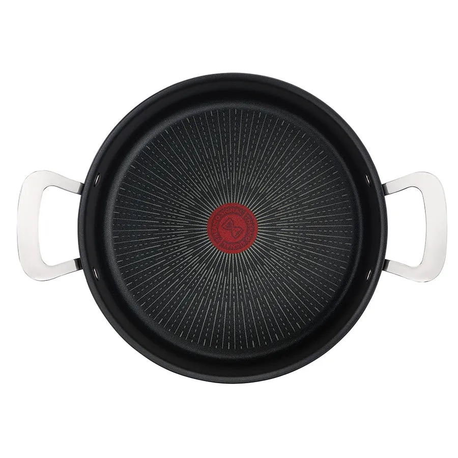 Tefal Unlimited Premium Non-Stick Induction Stewpot 24cm/5L   Lid